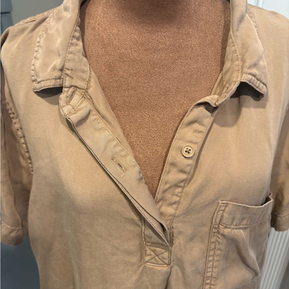 GAP Tan Shirt Dress - Picture 3 of 7